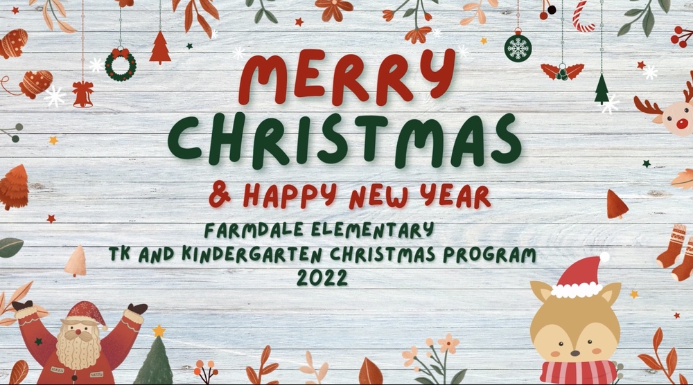 TK and Kindergarten Holiday Program Link