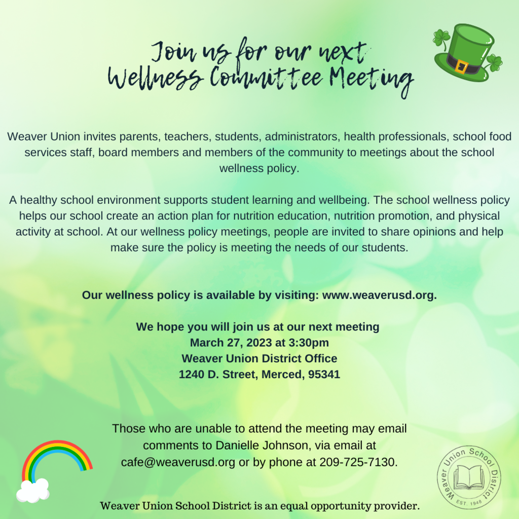 March Wellness Meeting ENG